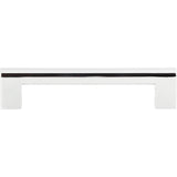 Atlas - Round Rail Pull 5 1/16 Inch (c-c) Polished Chrome - Polished Chrome