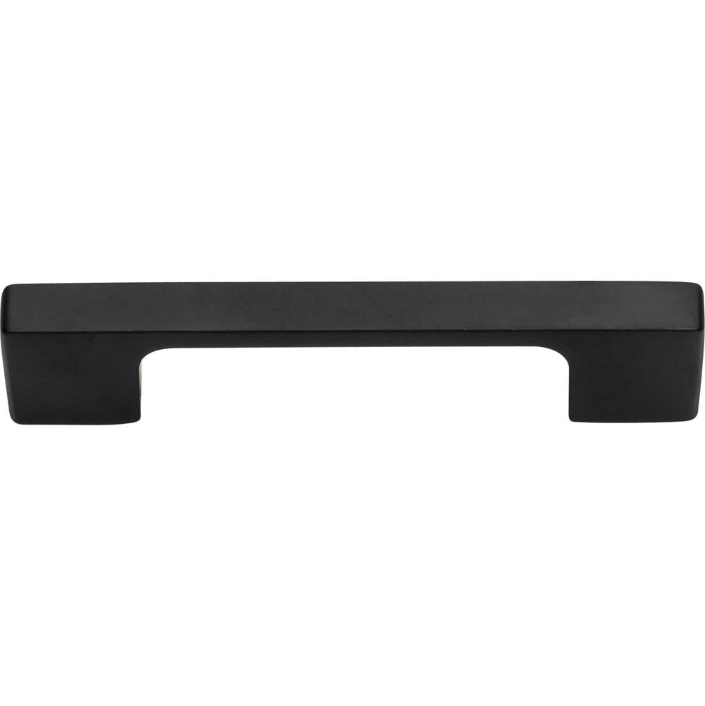 Thin Square Pull 3 3/4 Inch (c-c) Matte Black