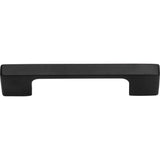 Thin Square Pull 3 3/4 Inch (c-c) Matte Black