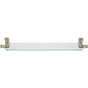 Atlas - Legacy Bath Glass Shelf 24 Inch Brushed Nickel - Brushed Nickel