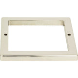 Atlas - Tableau Square Base 3 Inch Polished Nickel - Polished Nickel