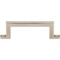 Atlas - Campaign Bar Pull 3 Inch (c-c) Brushed Nickel - Brushed Nickel