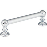 Victoria Pull 3 3/4 Inch (c-c) Brushed Satin Nickel