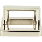 Atlas - Tableau Square Base and Top 1 7/16 Inch (c-c) Polished Nickel - Polished Nickel