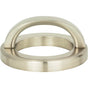 Atlas - Tableau Round Base and Top 1 13/16 Inch (c-c) Brushed Nickel - Brushed Nickel