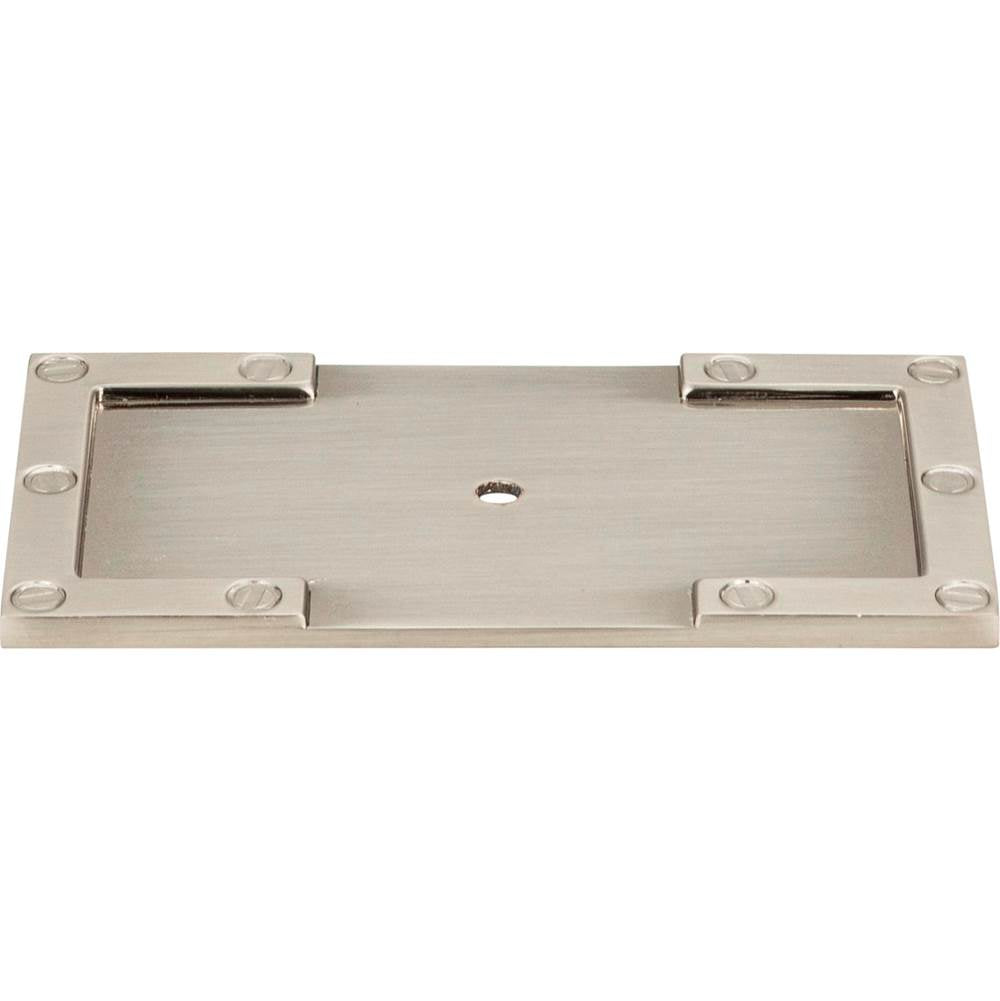 Atlas - Campaign L-Bracket Backplate 3 11/16 Inch Brushed Nickel - Brushed Nickel