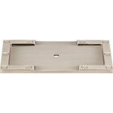 Atlas - Campaign L-Bracket Backplate 3 11/16 Inch Brushed Nickel - Brushed Nickel
