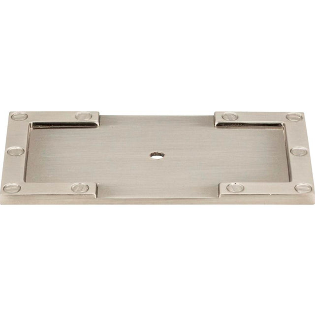 Atlas - Campaign L-Bracket Backplate 3 11/16 Inch Brushed Nickel - Brushed Nickel