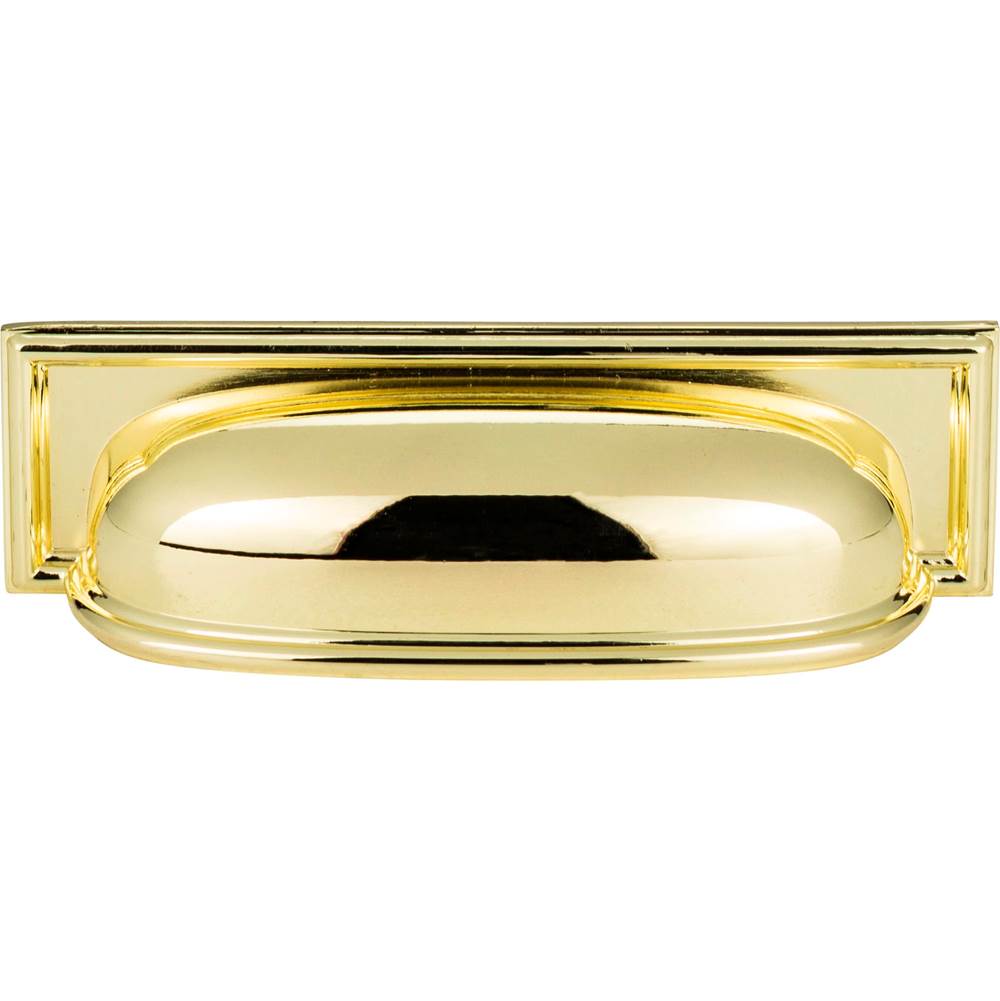 Atlas - Campaign Rope Cup Pull 3 3/4 Inch (c-c) Polished Brass - Polished Brass