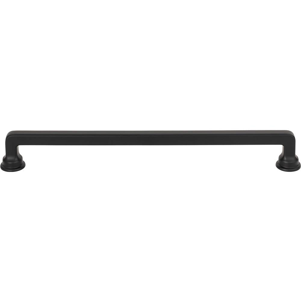 Atlas - Oskar Pull 8 13/16 Inch (c-c) Matte Black - Matte Black
