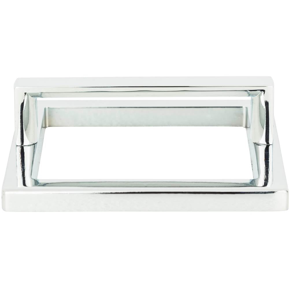 Atlas - Tableau  Square Base and Top 3 Inch (c-c) Polished Chrome - Polished Chrome
