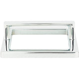 Atlas - Tableau  Square Base and Top 3 Inch (c-c) Polished Chrome - Polished Chrome