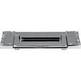Atlas - Campaign L-Bracket Drop Pull 3 Inch (c-c) Polished Chrome - Polished Chrome