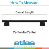 Holloway Pull 3 3/4 Inch (c-c) Matte Black