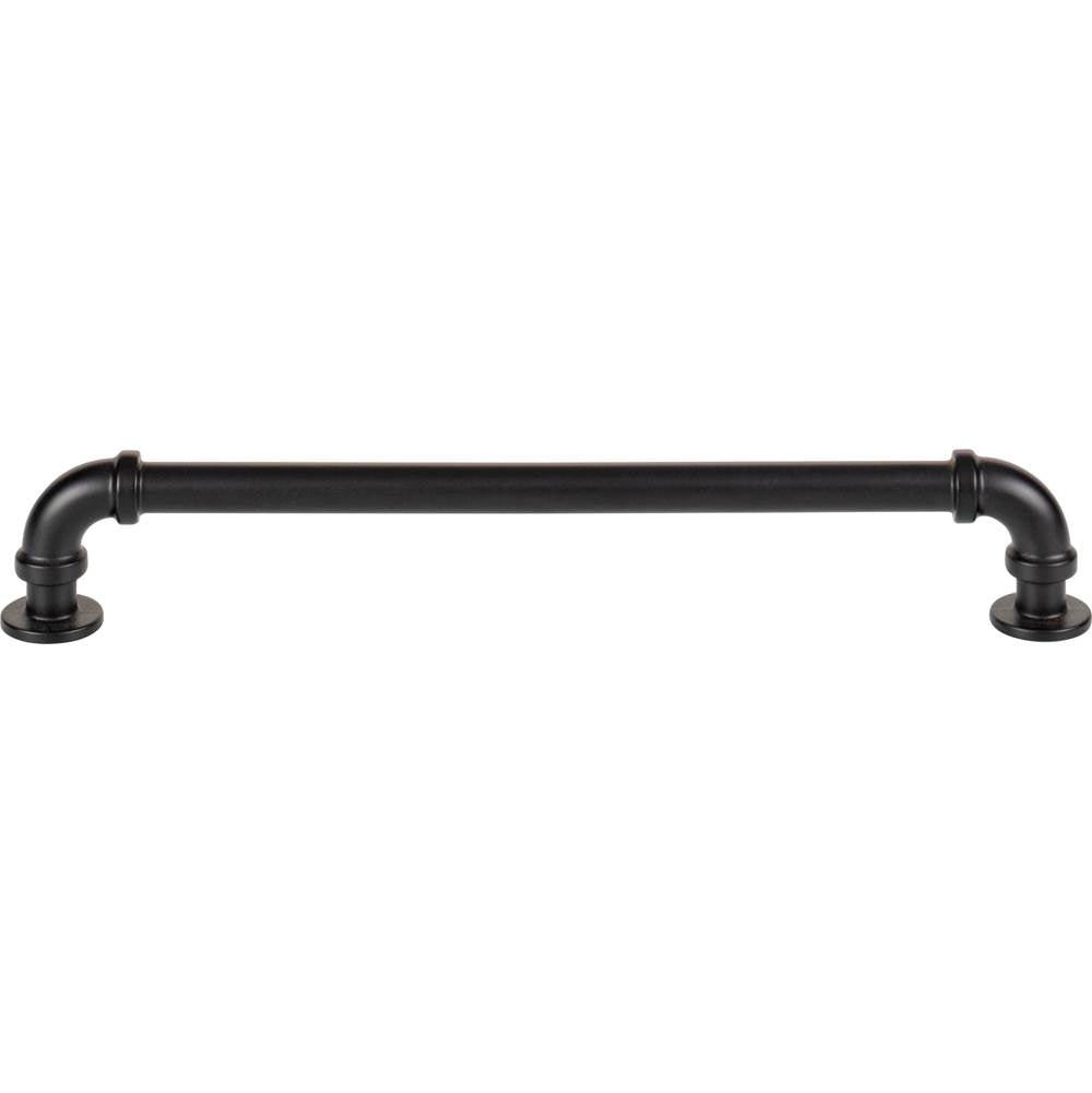 Atlas - Steam Punk Pull 7 9/16 Inch (c-c) Matte Black - Matte Black
