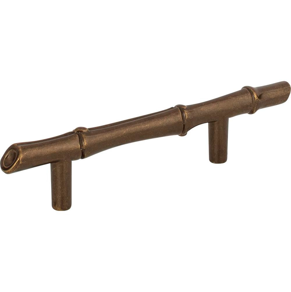Bamboo Pull 3 Inch (c-c) Burnished Bronze