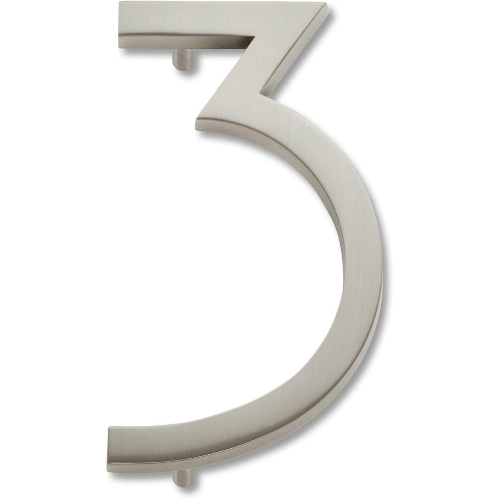 Atlas - Modern Avalon No.3  Brushed Nickel - Brushed Nickel