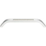 Atlas - Crystal Inset Pull 6 5/16 Inch (c-c) Matte Chrome - Matte Chrome