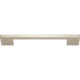Thin Square Pull 7 9/16 Inch (c-c) Matte Black