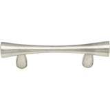 Fluted Pull 2 1/2 Inch (c-c) Polished Stainless Steel