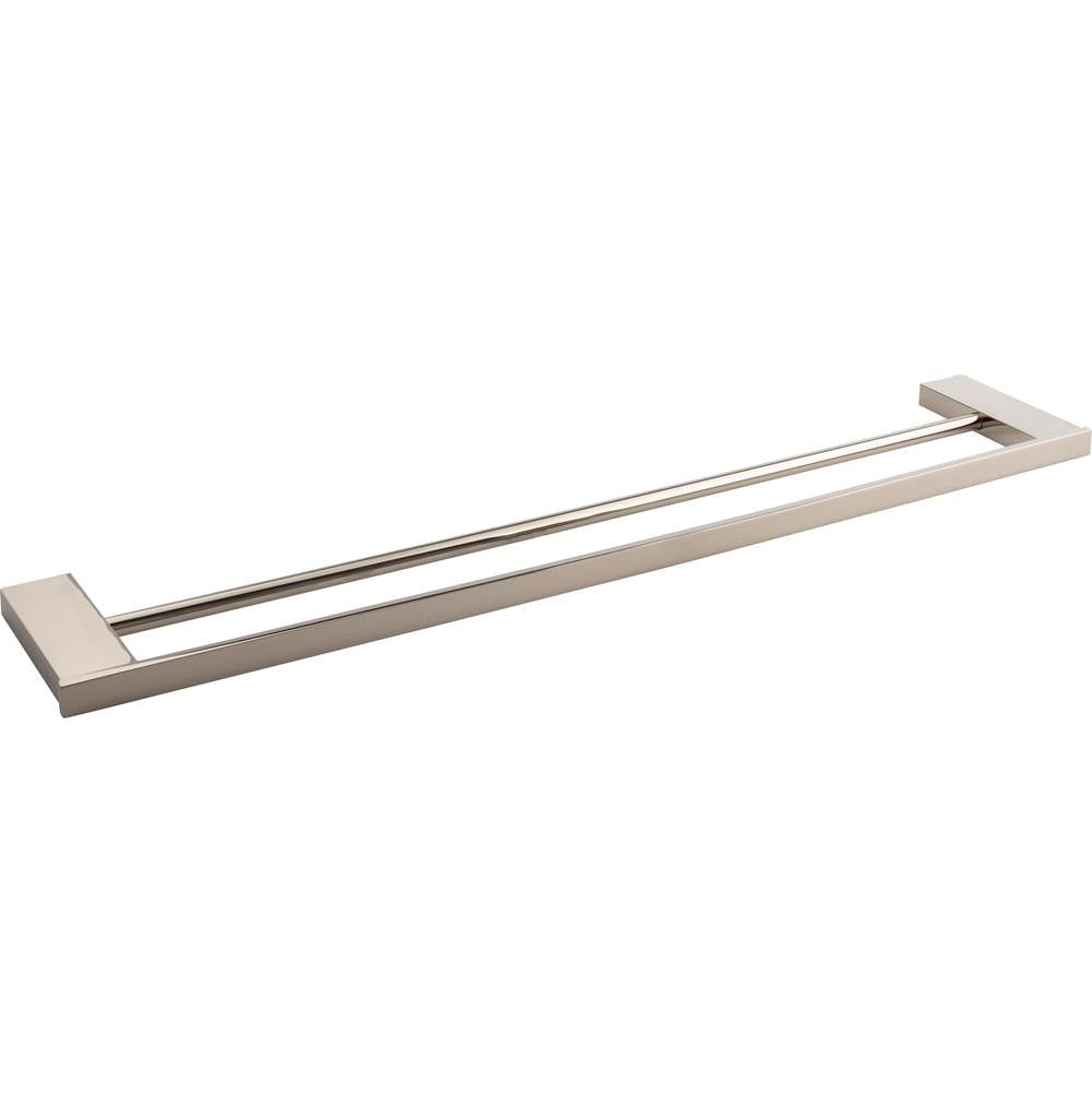 Atlas - Parker Bath Towel Bar 24 Inch Double Polished Nickel - Polished Nickel