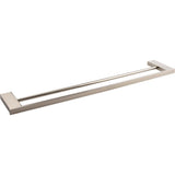 Atlas - Parker Bath Towel Bar 24 Inch Double Polished Nickel - Polished Nickel