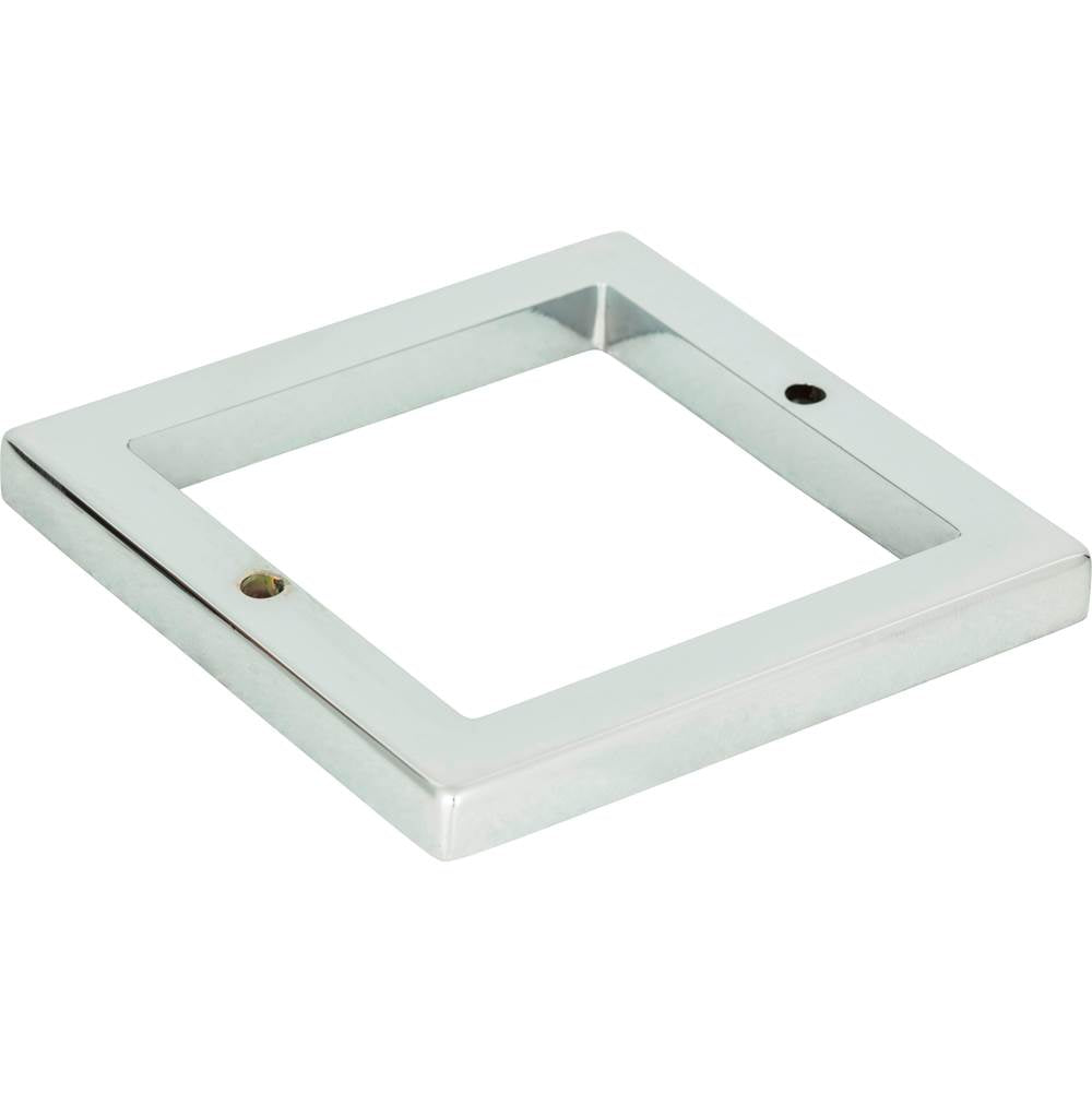 Tableau Square Base 2 1/2 Inch Brushed Nickel