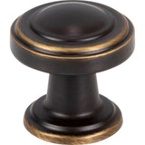 Atlas - Bronte Knob 1 1/8 Inch Cafe Bronze - Cafe Bronze