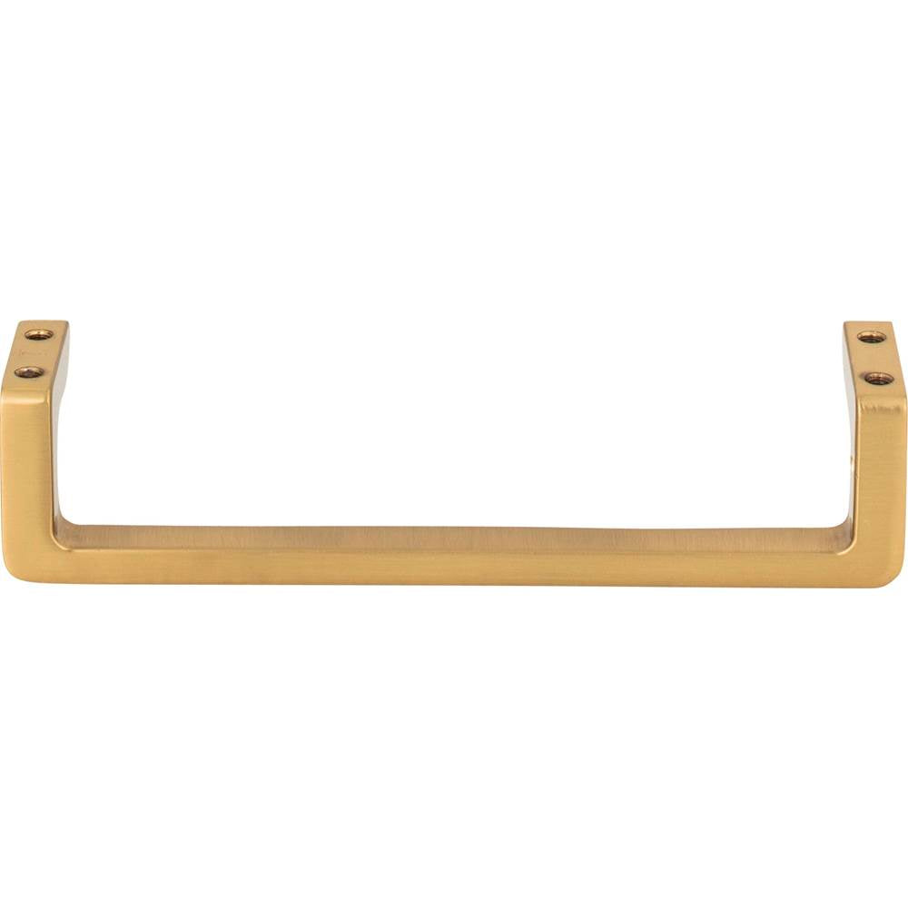 Atlas - Logan Pull 5 1/16 Inch (c-c) Warm Brass - Warm Brass