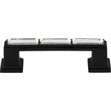 Atlas - Legacy Crystal Pull 3 Inch (c-c) Matte Black - Matte Black
