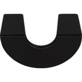 Atlas - Roundabout Knob 1 1/4 Inch (c-c) Matte Black - Matte Black
