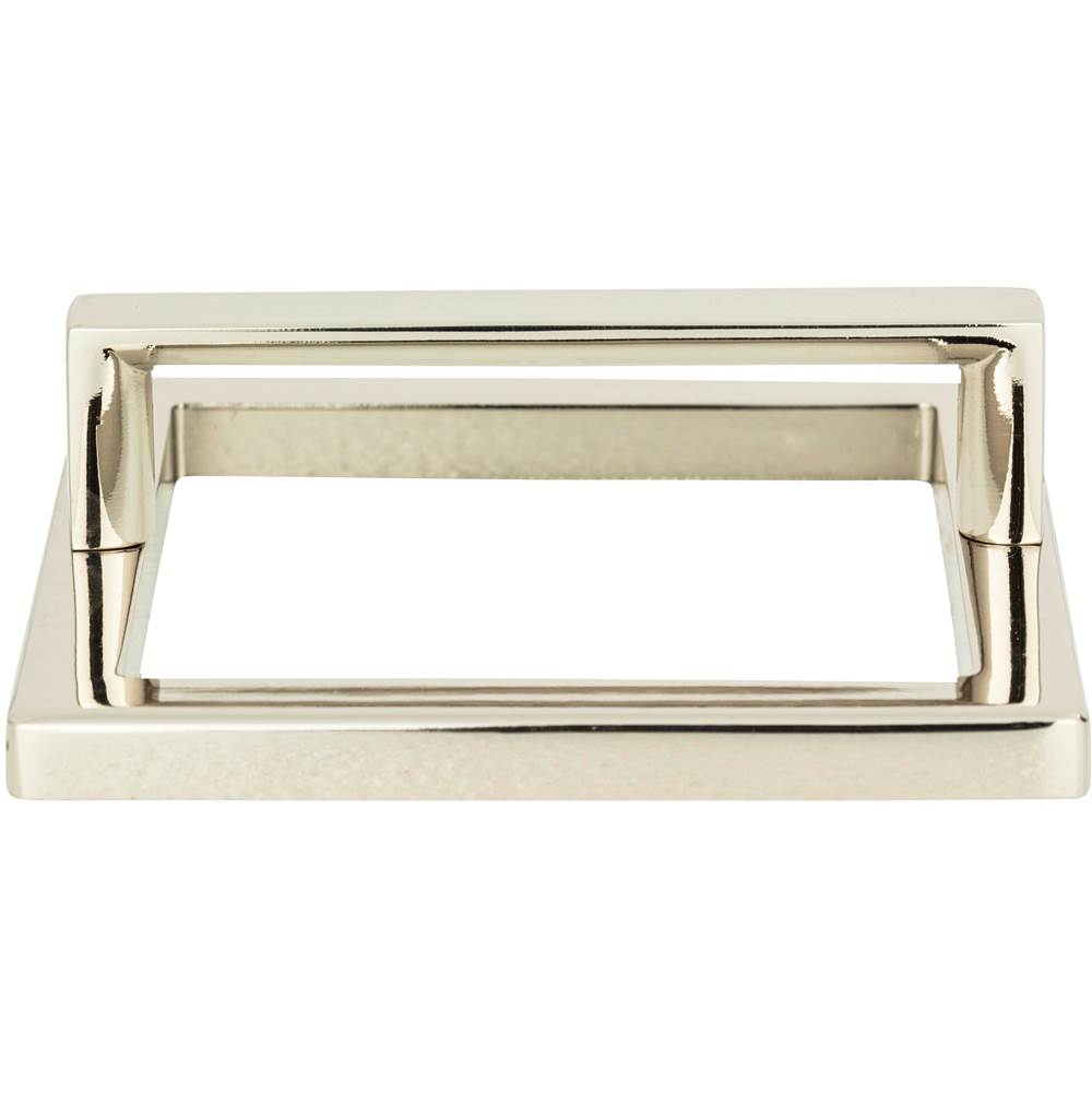 Atlas - Tableau  Square Base and Top 3 Inch (c-c) Polished Nickel - Polished Nickel