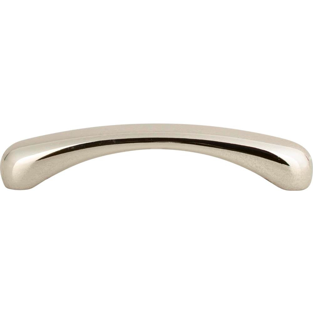 Atlas - Bridge Pull 3 3/4 Inch (c-c) Polished Nickel - Polished Nickel