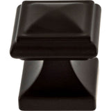 Atlas - Wadsworth Knob 1 1/4 Inch Matte Black - Matte Black