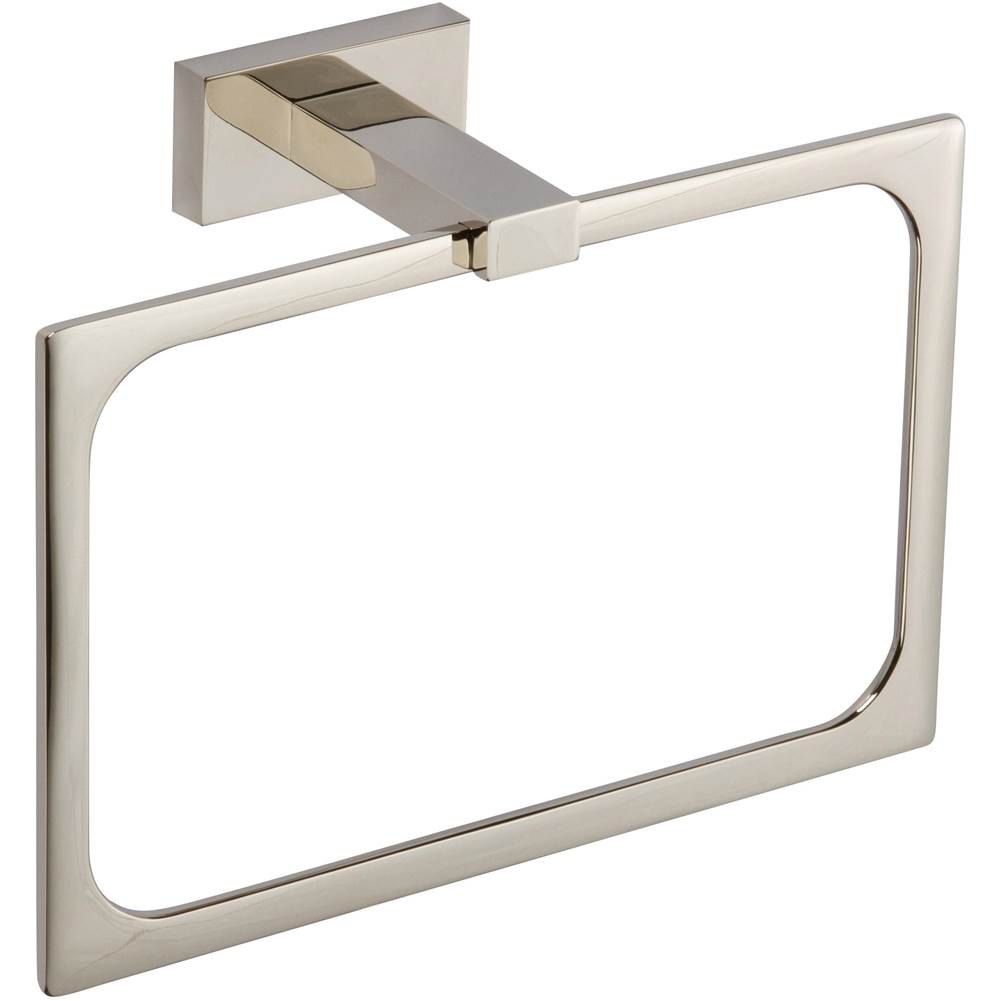 Atlas - Axel Bath Towel Ring  Polished Nickel - Polished Nickel