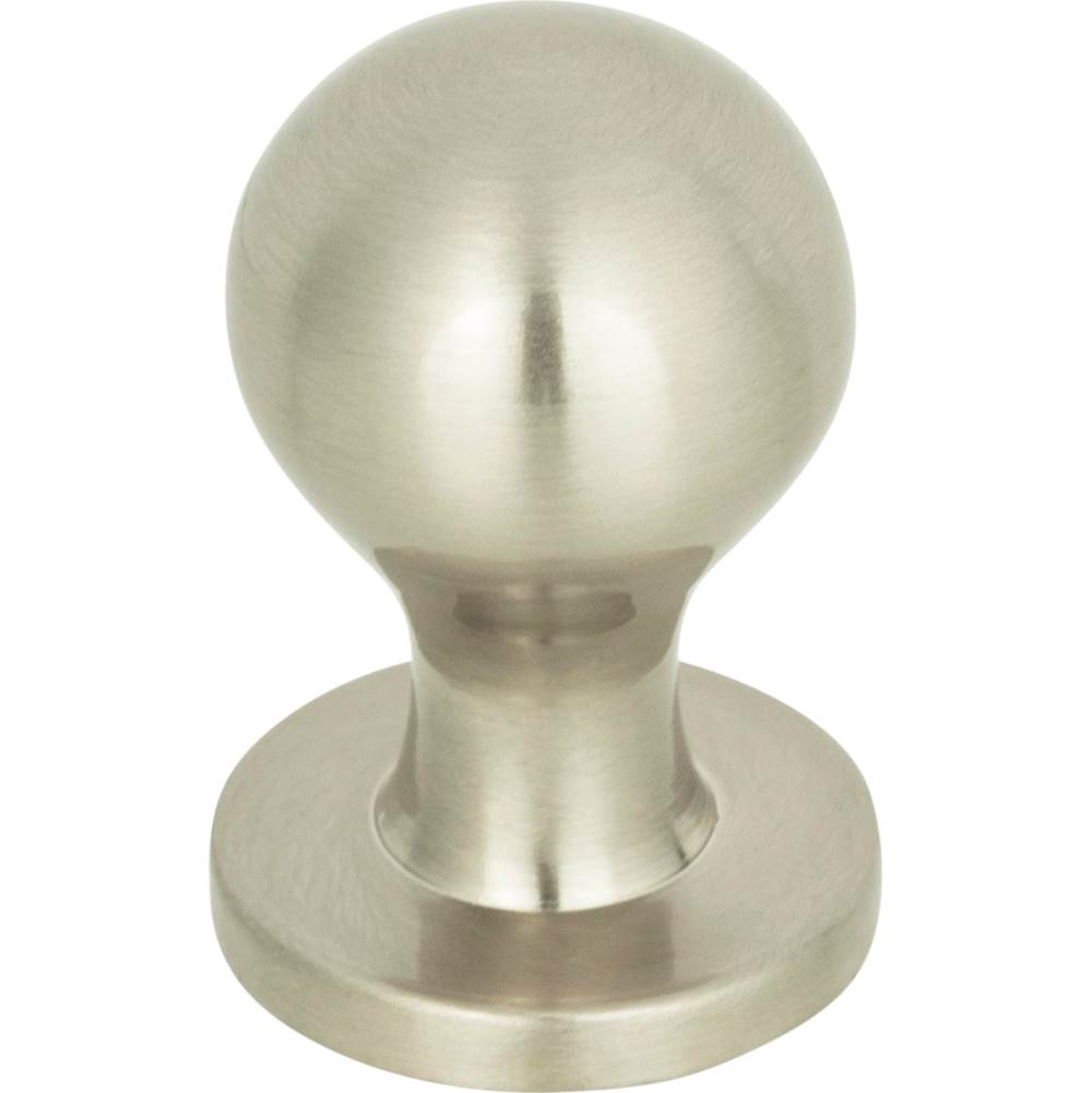 Atlas - Nipple Knob 3/4 Inch Brushed Nickel - Brushed Nickel