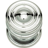 Campaign Round Knob 1 1/4 Inch Brushed Nickel