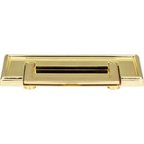Atlas - Campaign Rope Drop Pull 3 Inch (c-c) Polished Brass - Polished Brass