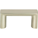 Atlas - Tableau Squared Pull 1 7/16 Inch (c-c) Brushed Nickel - Brushed Nickel