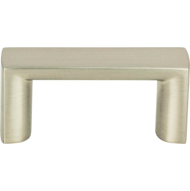 Atlas - Tableau Squared Pull 1 7/16 Inch (c-c) Brushed Nickel - Brushed Nickel