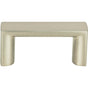 Atlas - Tableau Squared Pull 1 7/16 Inch (c-c) Brushed Nickel - Brushed Nickel