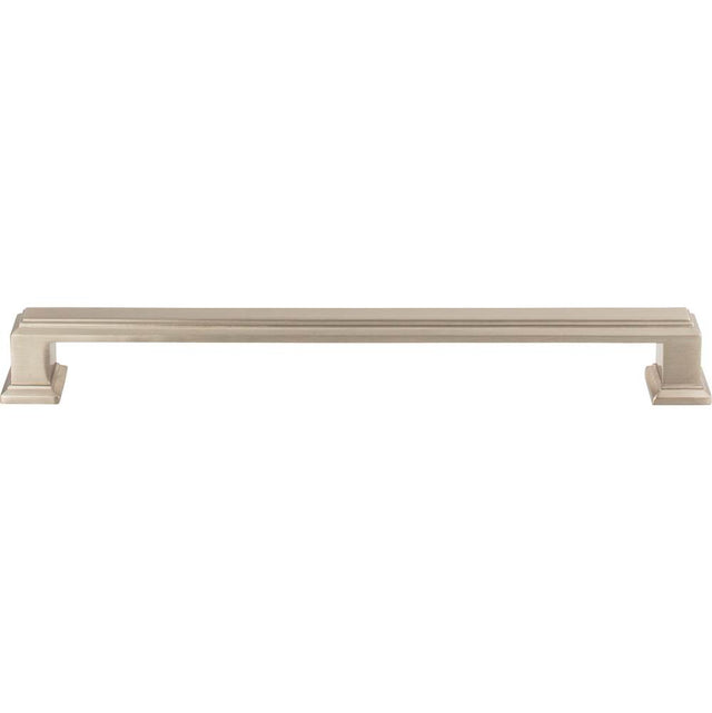 Atlas - Sutton Place Pull 7 9/16 Inch (c-c) Brushed Nickel - Brushed Nickel
