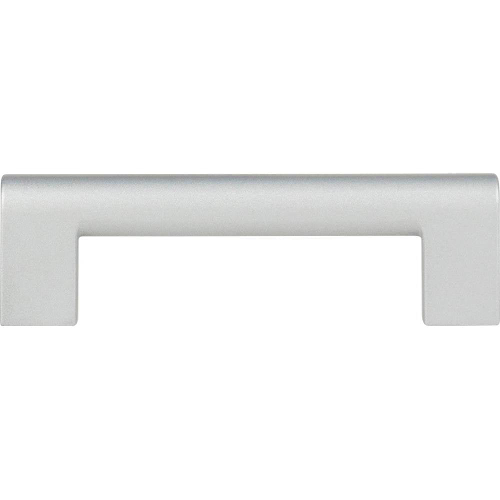 Atlas - Round Rail Pull 3 3/4 Inch (c-c) Matte Chrome - Matte Chrome