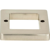 Atlas - Tableau Square Base 1 7/16 Inch Brushed Nickel - Brushed Nickel