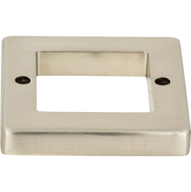 Atlas - Tableau Square Base 1 7/16 Inch Brushed Nickel - Brushed Nickel