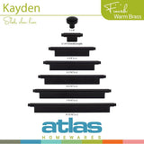 Kayden Pull 5 1/16 Inch (c-c) Matte Black