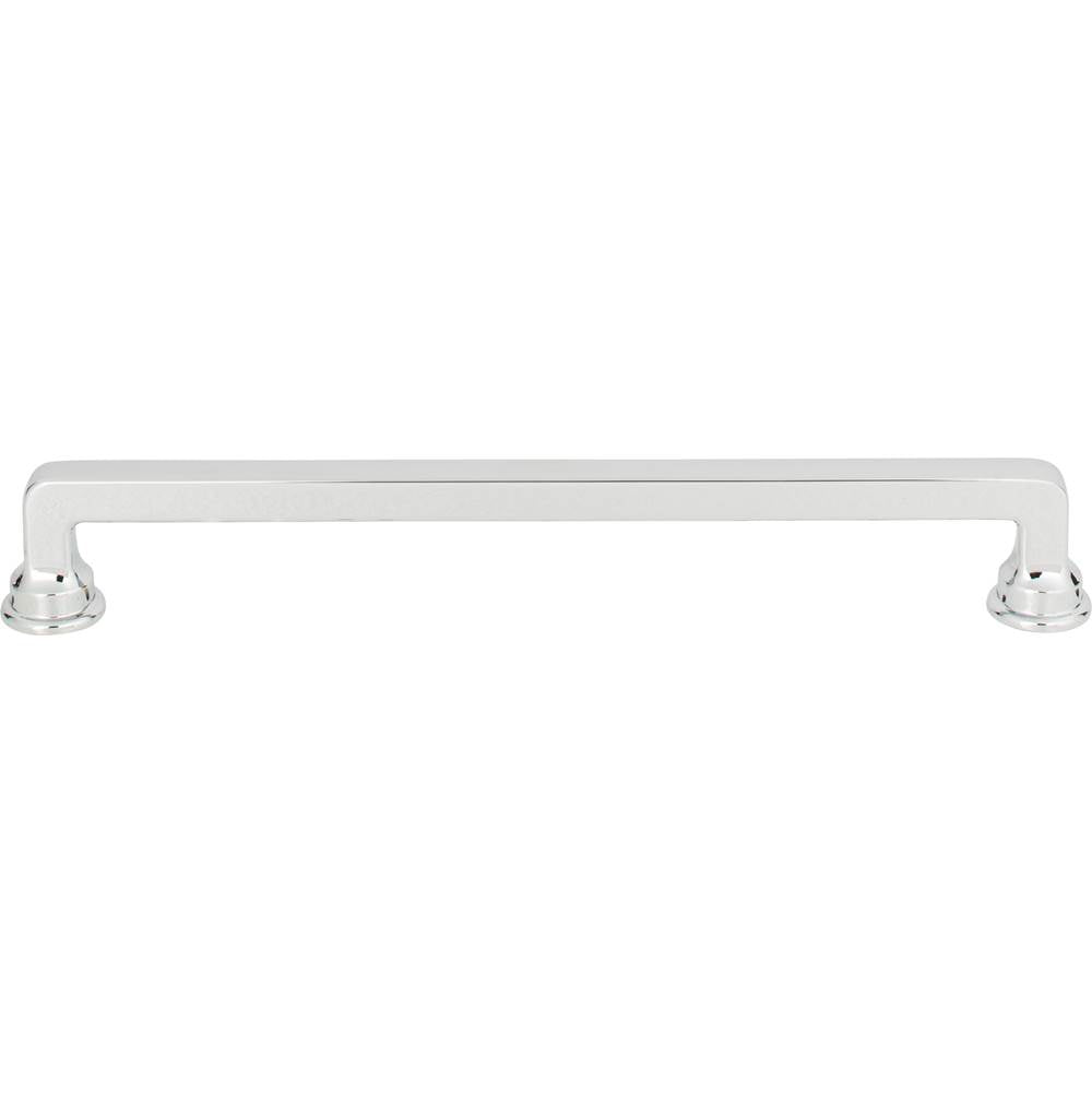 Atlas - Oskar Pull 7 9/16 Inch (c-c) Polished Chrome - Polished Chrome
