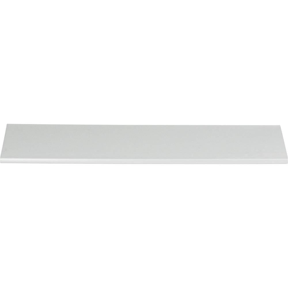Atlas - Tab Edge Pull 8 13/16 Inch (c-c) Matte Chrome - Matte Chrome