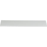 Atlas - Tab Edge Pull 8 13/16 Inch (c-c) Matte Chrome - Matte Chrome