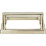 Atlas - Tableau  Square Base and Top 3 Inch (c-c) Brushed Nickel - Brushed Nickel